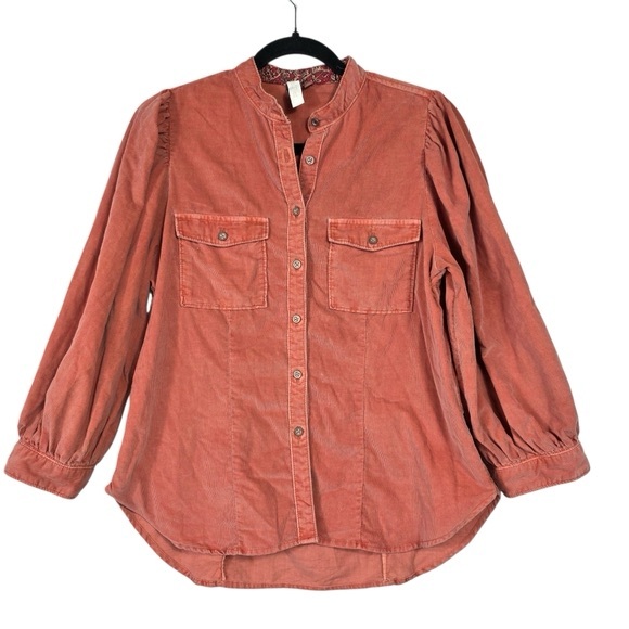 Pilcro Tops - Anthropologie Pilcro corduroy butyon down top